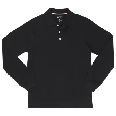 French Toast Little & Big Boys Long Sleeve Polo Shirt