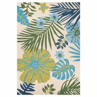 Couristan Covington Summer Laila Floral Hooked Rectangular Accent Rug