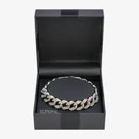 Stainless Steel Solid Curb Chain Bracelet