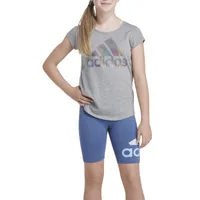 adidas Big Girls Mid Rise Bike Short