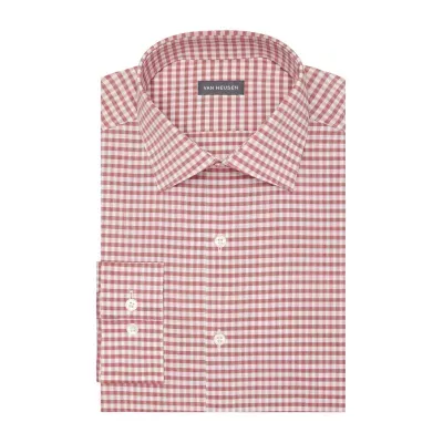 Van Heusen Stain Shield Mens Regular Fit Stretch Fabric Wrinkle Free Long Sleeve Dress Shirt
