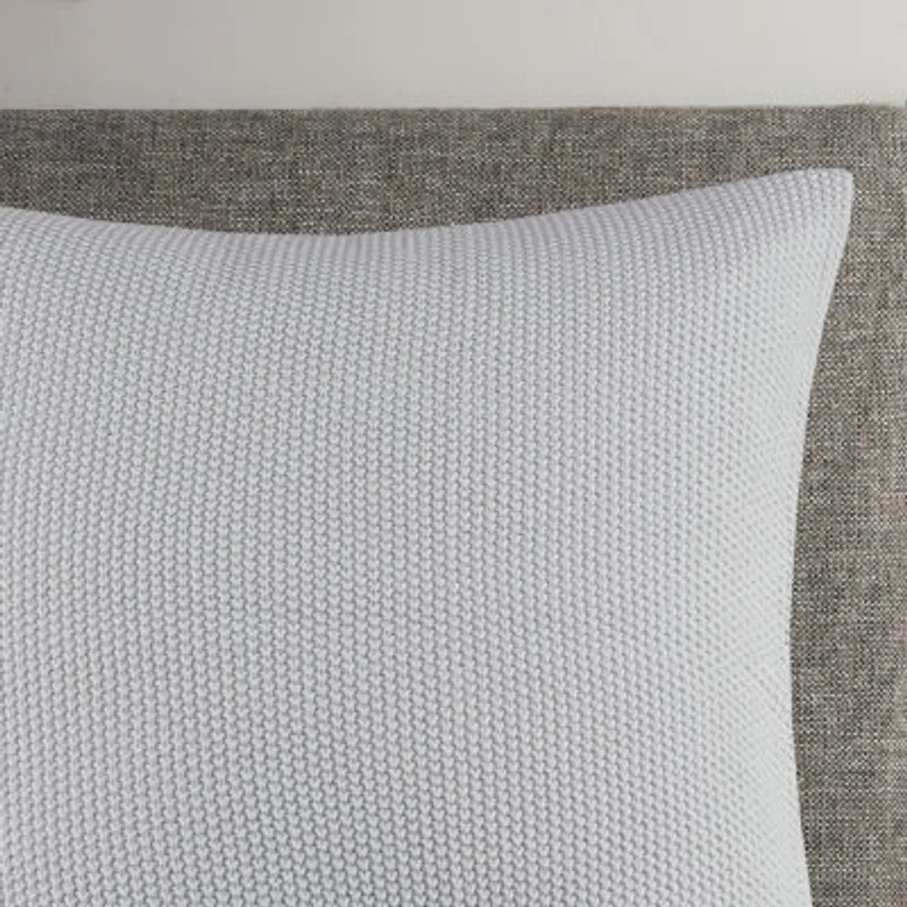 INK+IVY Bree Knit Euro Pillow Cover