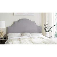 Hallmar Upholstered Headboard with Nailhead Trim