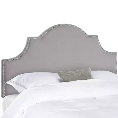 Hallmar Upholstered Headboard with Nailhead Trim