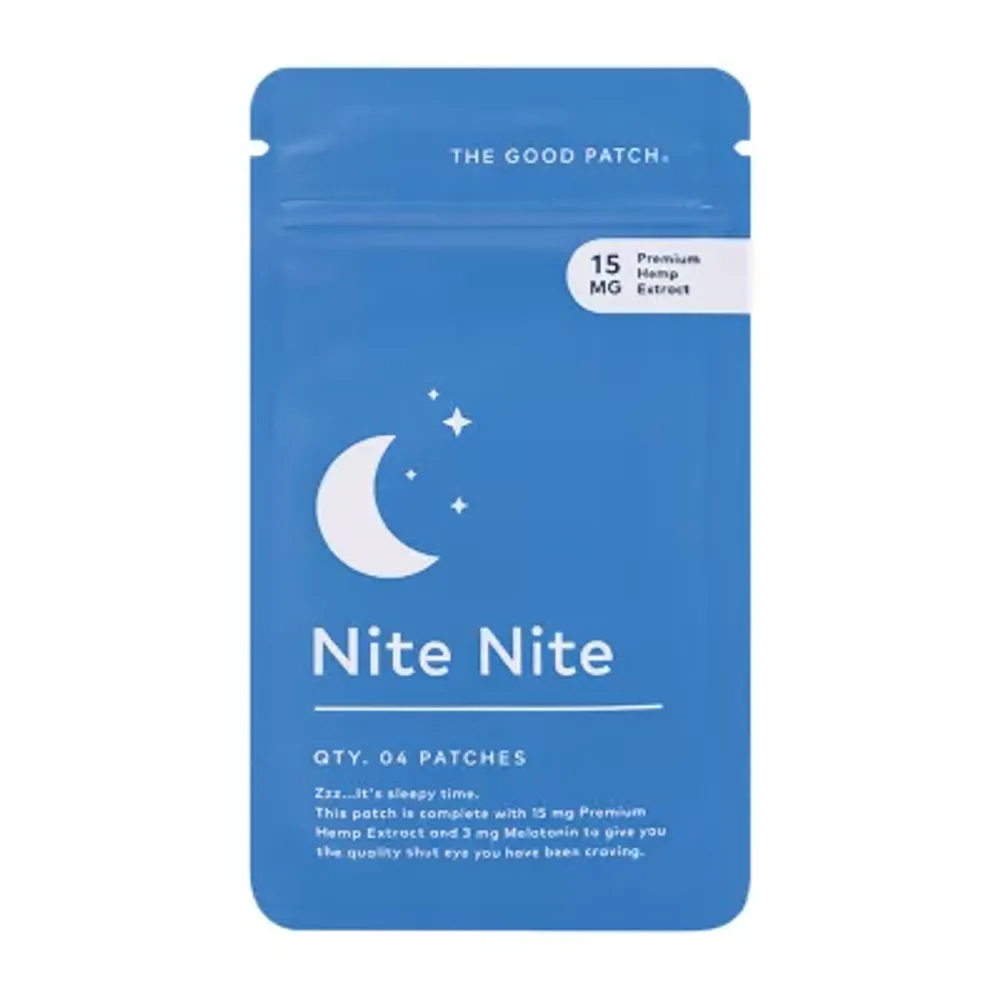 The Good Patch Hemp Infused Nite Nite 4 Count Wearable Patches