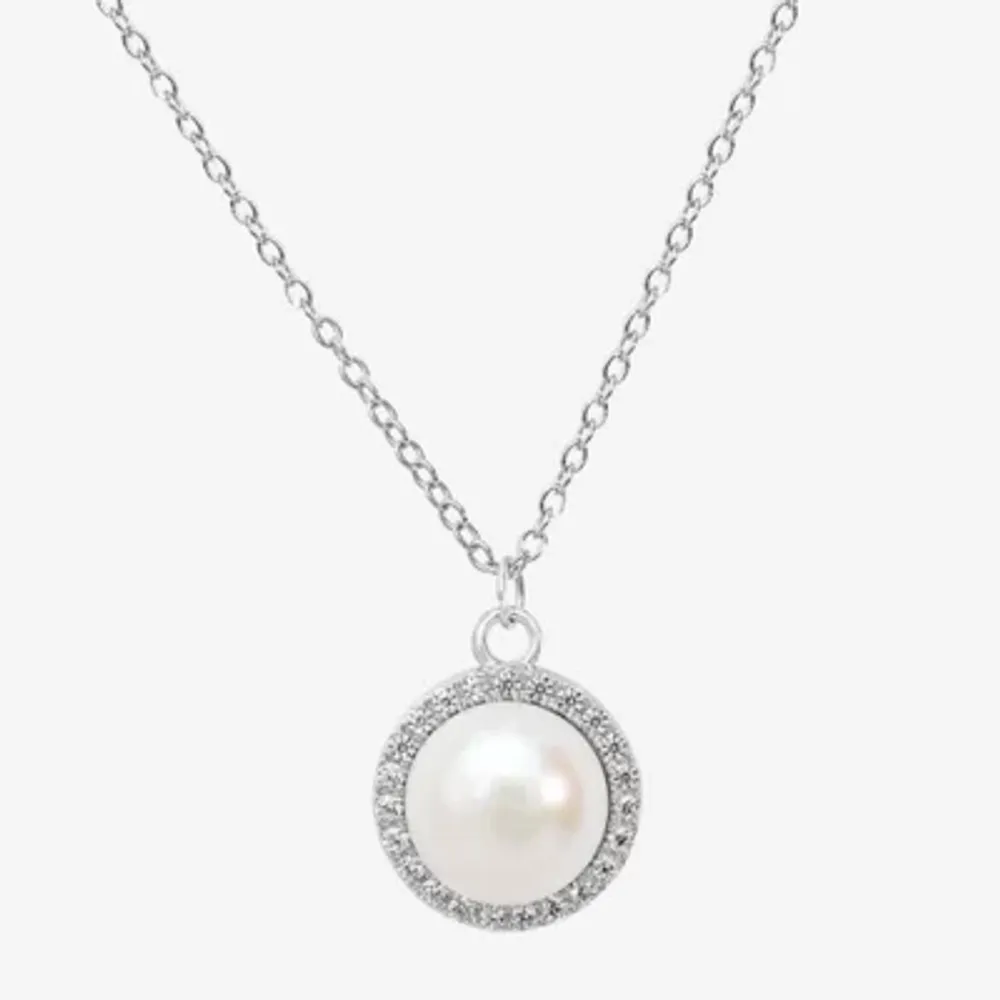 Monet Jewelry Simulated Pearl 19 Inch Cable Collar Necklace, Color: White -  JCPenney