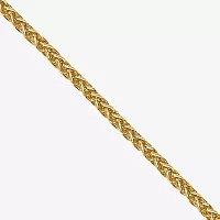 14K Gold Inch Solid Wheat Chain Necklace