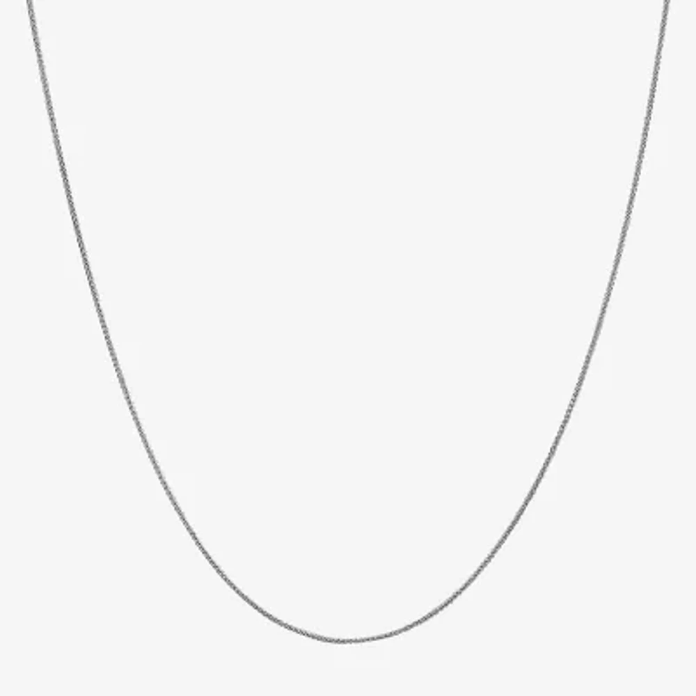 14K Gold Inch Solid Wheat Chain Necklace