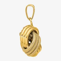 Womens 14K Gold Knot Pendant