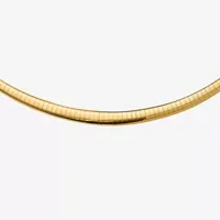 14K Gold 16 Inch Omega Chain Necklace