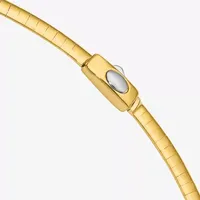 14K Gold Inch Semisolid Omega Chain Necklace