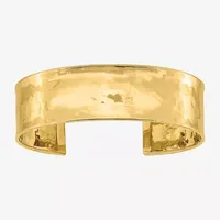 Womens 14K 19MM Wide Cuff Bracelet