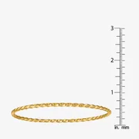 14K Yellow Gold Twisted Bangle Bracelet