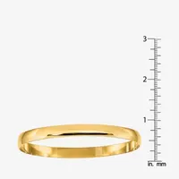 14K 6MM Polished Slip-On Bangle Bracelet