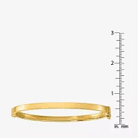 14K Polished Hinged Bangle Bracelet