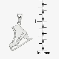 Personalized Ice Skating Name Pendant Necklace