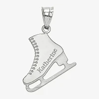 Personalized Ice Skating Name Pendant Necklace