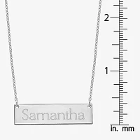 Personalized 8x32mm Name Bar Necklace