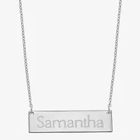 Personalized 8x32mm Name Bar Necklace