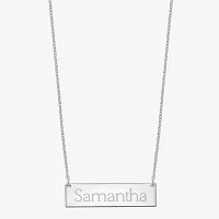 Personalized 8x32mm Name Bar Necklace