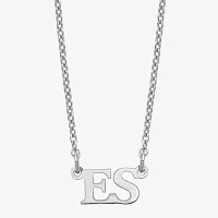 Personalized 2 Initial Pendant Necklace