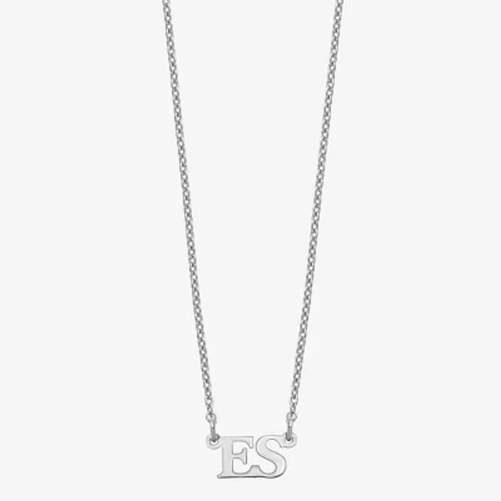 Personalized 2 Initial Pendant Necklace
