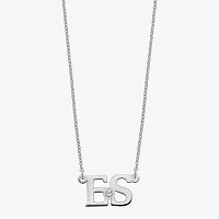 Personalized Birthstone 2 Initial Necklace