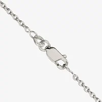 Personalized Sideways Single Initial Pendant Necklace