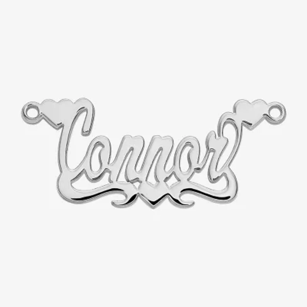 Personalized 12x37mm Scroll Name Necklace