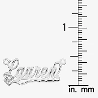 Personalized 11x31mm Scroll Name Necklace