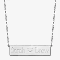 Personalized 12x56mm  Name Plate Necklace