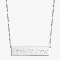 Personalized 12x56mm  Name Plate Necklace