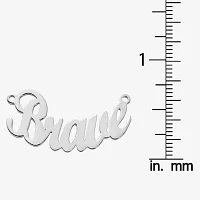 Personalized 14x30mm Curved Aktuelle Font Name Necklace