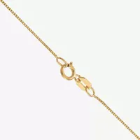 Womens 14K Two Tone Gold Heart Locket Necklace