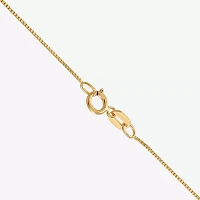 Womens 14K Gold Oval Locket Necklace