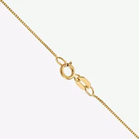 Womens 14K Gold Oval Locket Necklace