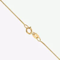 Womens 14K Two Tone Gold Heart Locket Necklace