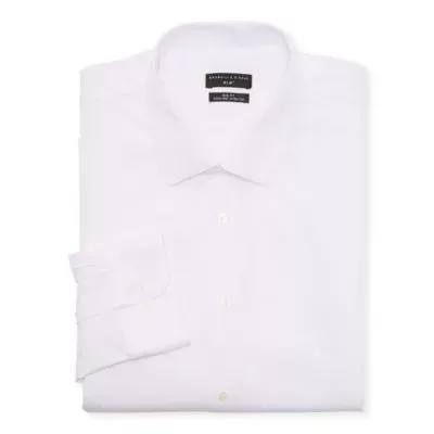 Shaquille O'Neal XLG Mens Big & Tall Regular Fit Stretch Fabric Long Sleeve Dress Shirt