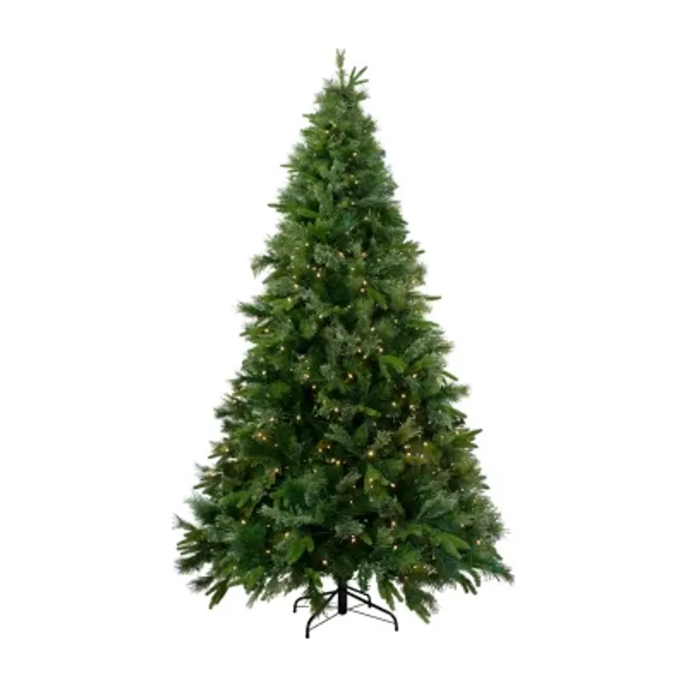 6.5' Pre-Lit Full Ashcroft Cashmere Pine Artificial Christmas Tree - Warm Clear LED Lights