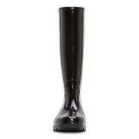 St. John's Bay Womens Winthrop Water Resistant Block Heel Rain Boots