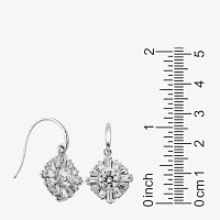 100 Facets by DiamonArt® Cubic Zirconia 2-pc Drop Earrings and Necklace Set