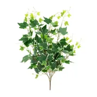 31.5'' Green and White Ivy Spring Floral Hanging Bush