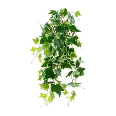 31.5'' Green and White Ivy Spring Floral Hanging Bush
