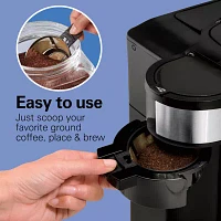 Hamilton Beach® Scoop Programmable 2-Way Coffee Maker