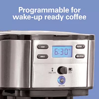 Hamilton Beach® Scoop Programmable 2-Way Coffee Maker