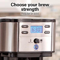 Hamilton Beach® Scoop Programmable 2-Way Coffee Maker