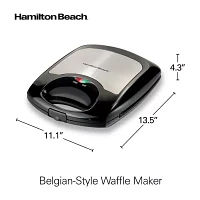 Hamilton Beach® -Square Belgian Waffle Maker