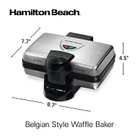 Hamilton Beach® 2-Square Belgian Waffle Maker