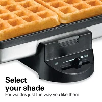 Hamilton Beach® 2-Square Belgian Waffle Maker