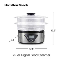 Hamilton Beach® Two-Tier Digital Food Steamer and Rice Cooker